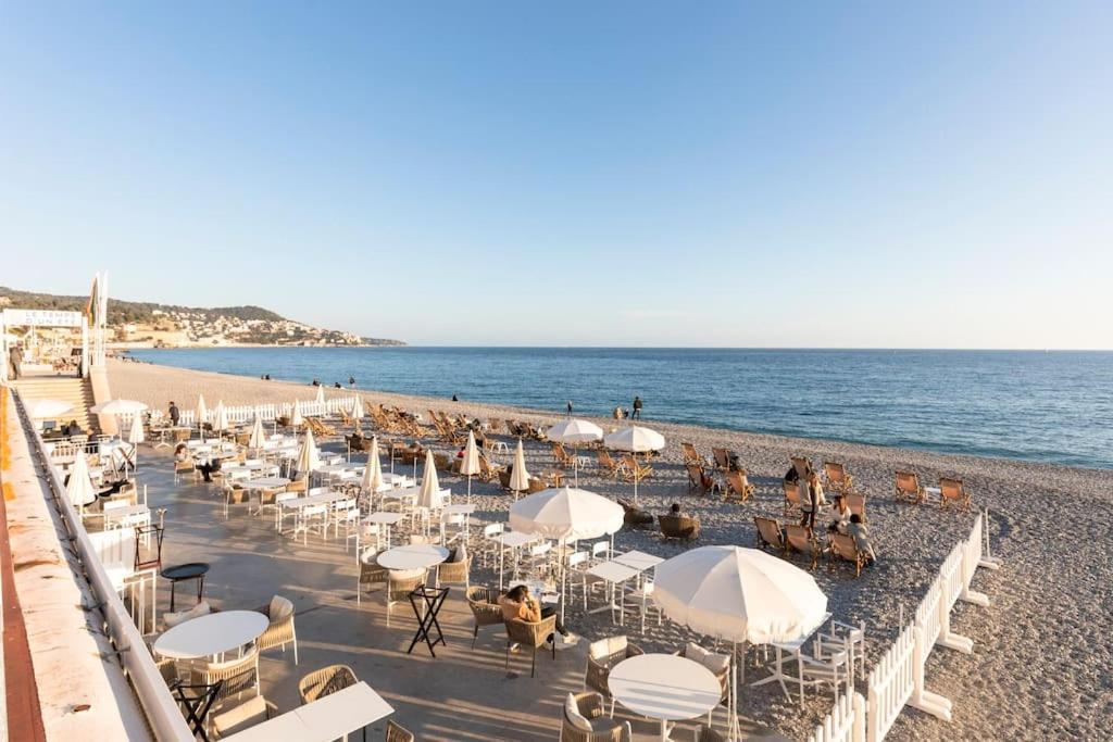 Promenade, 2Pieces Chic Et Clim Avec Terrasse Apartment Nice Luaran gambar